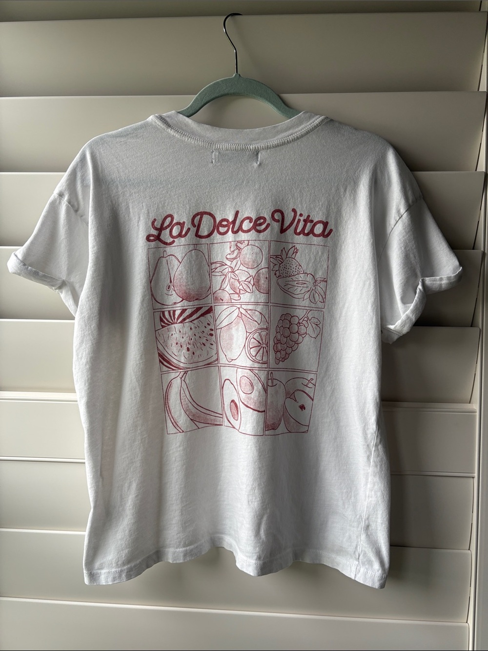 Girl Dangerous White Graphic Tee La Dolce Vita 100% organic cotton - Picture 2 of 6